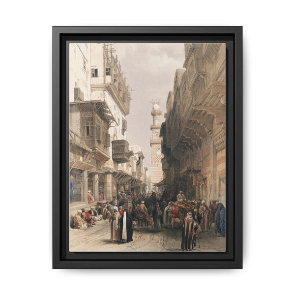 Mosque The Mooristan Cairo illustration by David Roberts (1796–1864) - Vintage Wall Art - NOMADEN ART GALLERY
