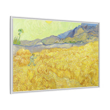 Van Gogh's Wheatfield with a reaper (1889) - NOMADEN ART GALLERY