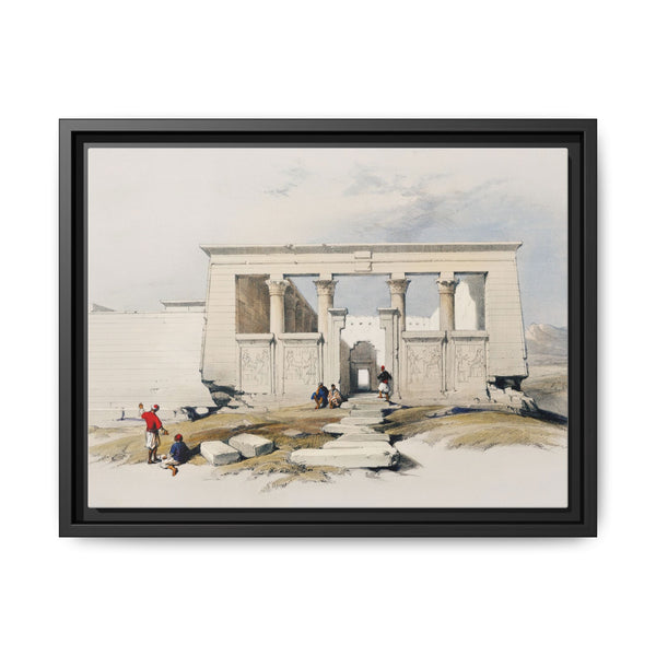 Temple at Wady Dabod (Wadi Dabud) Nubia illustration by David Roberts (1796–1864) - NOMADEN ART GALLERY