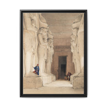 Excavated Temple of Gyrshe (Gerf Hussein) Nubia illustration by David Roberts (1796–1864) - NOMADEN ART GALLERY