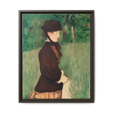 Young Woman in a Garden (Jeune femme dans un jardin), (1879) by Édouard Manet - NOMADEN ART GALLERY