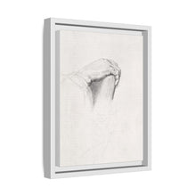 La mano de Poussin, según Ingres (ca. 1875-1877) de Georges Seurat