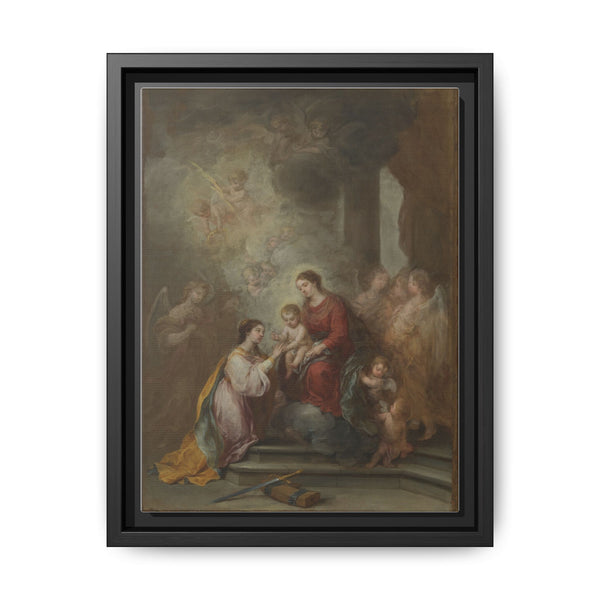 The Mystic Marriage of Saint Catherine by Bartolome Esteban Murillo - NOMADEN ART GALLERY