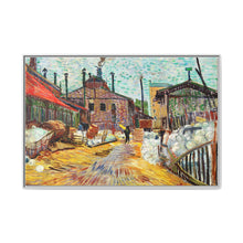 The Factory (1887) by Vincent Van Gogh. Original from the Barnes Foundation. - NOMADEN ART GALLERY