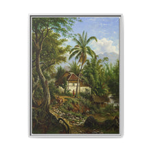Landschap in Nederlands-Indie (1858 - 1900) by Maurits E H R van den Kerkhoff. - NOMADEN ART GALLERY