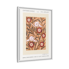 Impresión de plantilla con patrón floral Art Nouveau de estilo oriental