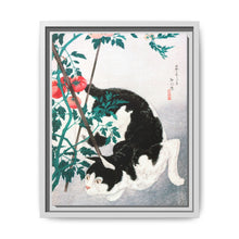 Cat with Tomato Plant (1931) print in high resolution by Hiroaki Takahashi - NOMADEN ART GALLERY
