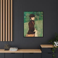 Mujer joven en un jardín (Jeune femme dans un jardin), (1879) de Édouard Manet