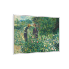 Recogiendo flores (1875) de Pierre-Auguste Renoir 