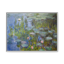 Water Lilies by Claude Monet - Framed Classic Canvas Print - NOMADEN ART GALLERY