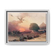 Approach of the simoom Desert of Gizeh illustration by David Roberts (1796–1864) - NOMADEN ART GALLERY