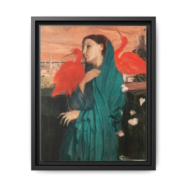 Young Woman with Ibis (ca. 1860–1862) by Edgar Degas - NOMADEN ART GALLERY