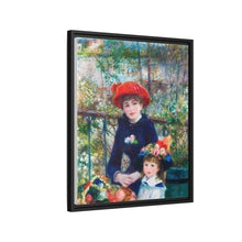 Dos hermanas (en la terraza) (1881) de Pierre-Auguste Renoir 