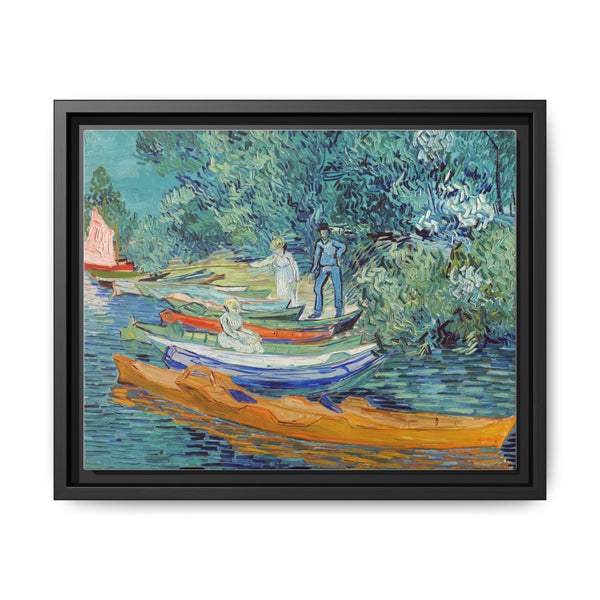Vincent van Gogh's Bank of the Oise at Auvers (1890) famous painting from the Detroit Institute of Arts. - NOMADEN ART GALLERY