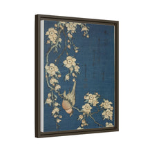 El camachuelo de Hokusai y los cerezos llorones en flor. Original del Instituto de Arte de Chicago.