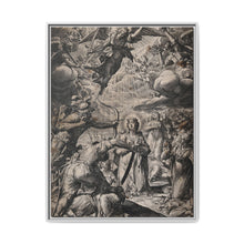 The martyrdom of Saint Ursula. Engraving by J. Sadeler after P. de Witte - NOMADEN ART GALLERY
