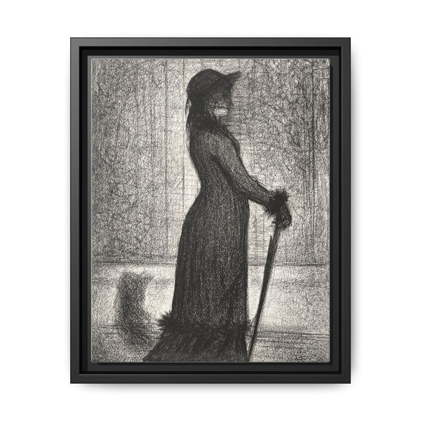 Georges Seurat's Woman Strolling (1884) - NOMADEN ART GALLERY