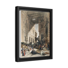 Bazaar of the silk mercers, Cairo illustration by David Roberts (1796–1864) - NOMADEN ART GALLERY
