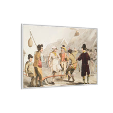 Illustration of the fool plough from The Costume of Yorkshire (1814) by George Walker