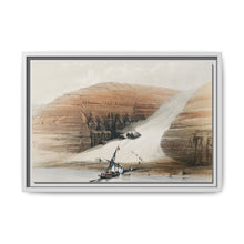 Excavated temples of Aboosimble (Abu Sunbul) Nubia illustration by David Roberts (1796–1864) - NOMADEN ART GALLERY