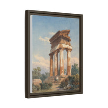 A Temple Ruin in Agrigento (c. 1825) by Carl Wilhelm Götzloff: A Classical Landscape