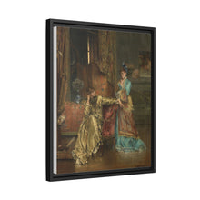 The Visit (c. 1870) by Alfred Stevens: A Glimpse into 19th-Century Elegance