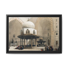Mosque of Sultan Hassan Cairo illustration by David Roberts (1796–1864) - Framed Wall Art - NOMADEN ART GALLERY