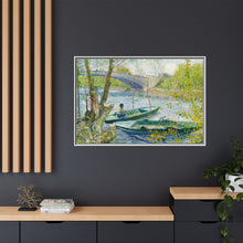 Fishing in Spring, the Pont de Clichy (Asnières) (1887) by Vincent Van Gogh - NOMADEN ART GALLERY