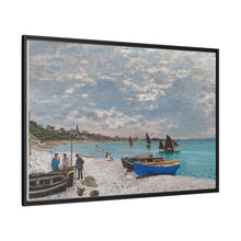 The Beach at Sainte-Adresse (1867) by Claude Monet - NOMADEN ART GALLERY