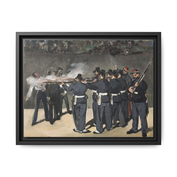 The Execution of Emperor Maximilian (1867) by Edouard Manet - NOMADEN ART GALLERY