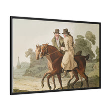 Illustration of farmers from The Costume of Yorkshire (1814) by George Walker