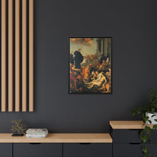 Saint Francis Xavier preaching and healing. Oil painting after Peter Paul Rubens.