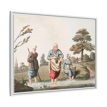 Illustration of leech finders from The Costume of Yorkshire (1814) by George Walker