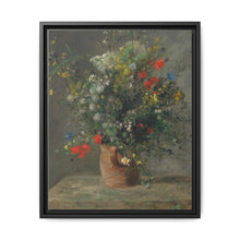 Flowers in a Vase (c. 1866) painting in high resolution by Pierre-Auguste Renoir - NOMADEN ART GALLERY