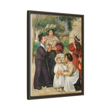 La familia del artista (La Famille de l'artiste) (1896) de Pierre-Auguste Renoir. 