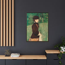 Mujer joven en un jardín (Jeune femme dans un jardin), (1879) de Édouard Manet