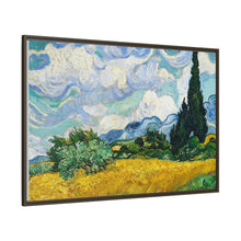 Vincent Van Gogh's Wheat Field with Cypresses (1889). Famous painting, original from the MET Museum - NOMADEN ART GALLERY