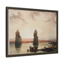 Statues of Memnon at Thebes during the inundation illustration by David Roberts (1796–1864)