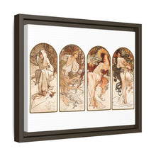 Alphonse Maria Mucha's The Seasons (1897). Famous Art Nouveau artwork