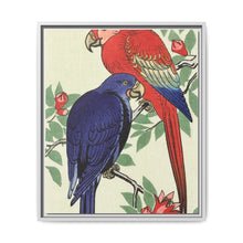 Red and a blue parrot (1925 - 1936) by Ohara Koson - NOMADEN ART GALLERY