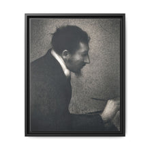 Aman-Jean, Portrait of Edmond Francois Aman-Jean (ca. 1882–1883) by by Georges Seurat - NOMADEN ART GALLERY