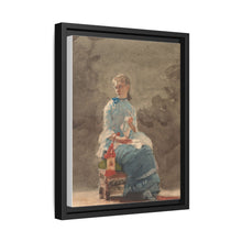 Young Woman Sewing (1876) by Winslow Homer - NOMADEN ART GALLERY