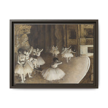 Ballet Rehearsal on Stage (1874) by Edgar Degas - NOMADEN ART GALLERY