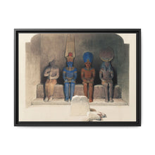 Sanctuary of the Temple of Aboo Simbel Nubia illustration by David Roberts (1796–1864) - NOMADEN ART GALLERY