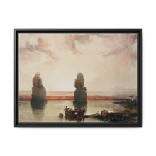 Statues of Memnon at Thebes during the inundation illustration by David Roberts (1796–1864) - NOMADEN ART GALLERY