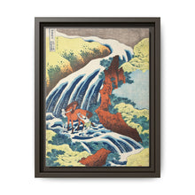 Katsushika Hokusai (1760-1849). Waterfall where Yoshitsune Washed his Horse, Yoshino, Yamato Province. Original from The Los Angeles County Museum of Art. - NOMADEN ART GALLERY