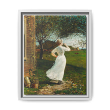 The Dinner Horn, Blowing the Horn at Seaside (1870) by Winslow Homer - NOMADEN ART GALLERY