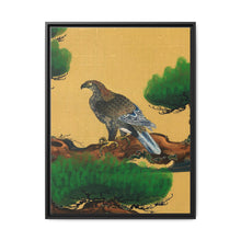Pine and Eagle, a traditional portrait of a charismatic Japanese eagle by Kano Tanyu (1602-1674) - NOMADEN ART GALLERY
