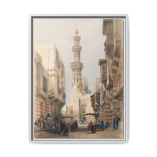 Bullack Cairo illustration by David Roberts (1796–1864) - Canvas Wall Art - NOMADEN ART GALLERY