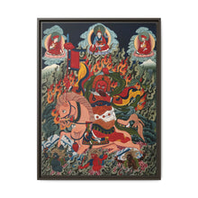Tse Mara , a form of Dharmapala (protector of teachings), guardian of the Samye Monastery. Gouache painting by a Tibetan artist - NOMADEN ART GALLERY